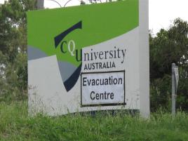 PhotoID:10262, CQUniversity's Sports Complex becomes Rockhampton's Evacuation Centre.