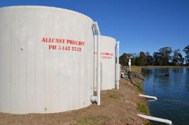 PhotoID:12827, A view of filter tanks at the leather plant