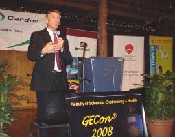 PhotoID:5877, Dr Brendan Burkett at the GECon dinner