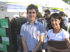 PhotoID:6516, Nicholas Sommerfeld and his mother Narelle were among the visitors