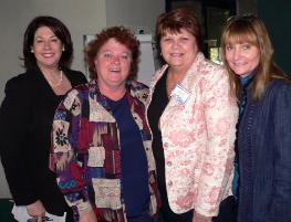 PhotoID:6083, Carolyn Barker; Liz Cunningham, State Member for Gladstone; Maxine Brushe, Chairperson Gladstone Area promotion and Development Ltd; and Joanne Ballard, President Gladstone Region Womens Business network.