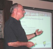 PhotoID:7744, Dr Douglas gives his presentation