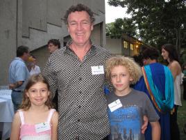 PhotoID:8659, Music student Glenn Thomas with children Lori and Mackenzie