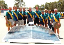 PhotoID:6764, Peter with the solar car team