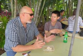 PhotoID:14450, OHS students pictured on campus - left to right: Andrew Luhrs and Lachlan Wong