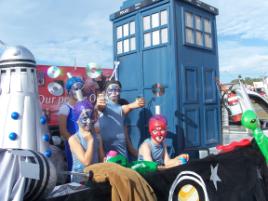 PhotoID:7004, The Dr Who theme was well received by all at the parade.