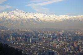 PhotoID:9705, Santiago Chile with the Andes in the background