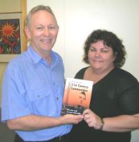 PhotoID:5544, Editors Prof Bruce Knight and Dr Bernadette Walker-Gibbs celebrate the book's launch