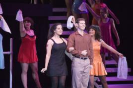 PhotoID:6484, Jenna Saini and Justin Sharrock take to the stage for Sweet Charity.