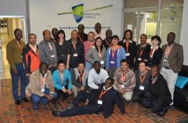 PhotoID:14970, LINK for a larger image of the overseas visitors and one of their CQUniversity hosts Kim Harrington (pictured fifth from left in back row)