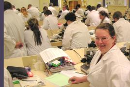 PhotoID:5616, Ellie Ball enjoys her residential school at CQU Rockhampton