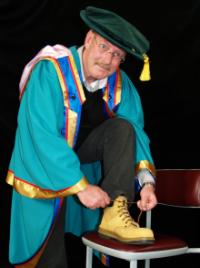 PhotoID:11328, CQUniversity academic Dr Ashley Holmes dons his work boots to take his knowledge into the field.