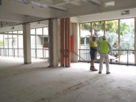 PhotoID:10672, Workers have cleared the interior ready for the fresh format