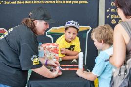 PhotoID:11726, CQ Recycling Heroes took on the ultimate sorting challenge and learnt about where their recycling goes