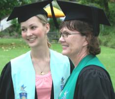 PhotoID:6792, Suzanne and Grace Anstey were there to give each other support and encouragement throughout their degrees.