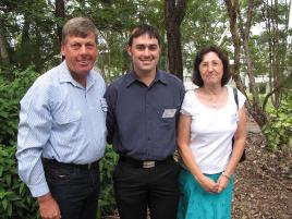 PhotoID:8661, Evan with proud parents Michael and Brenda