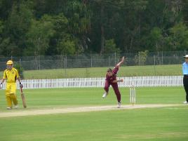 PhotoID:4263, Star Central Queensland cricketer Rowan Murray is bowling his way to the top.