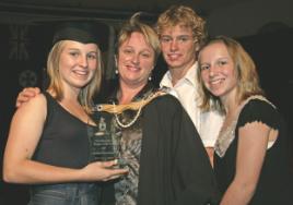 PhotoID:5467, Teacher of the Year Kerry Reid-Searl with family supporters