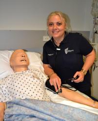PhotoID:13115, CQUniversity Nursing student Tanya de Silva is confident Australia's healthcare future is in safe hands