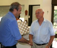 PhotoID:6693, Long-serving Chaplain Matthew Ryan is farewelled before starting a new role with Indigenous youth