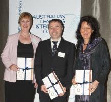 PhotoID:9327, Judith, Rob and Helen at the awards ceremony