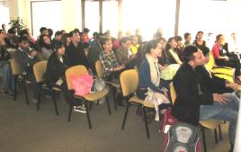 PhotoID:11342, More than 70 people attended the presentation on campus
