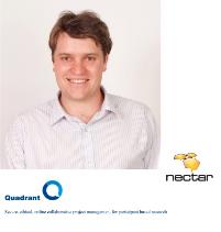 PhotoID:12886, Hamish Holewa and the Quadrant and NeCTAR logos. LINK for a larger image