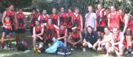 PhotoID:9204, Chris sports a CQUni shirt as he ices his injured thumb alongside Redbacks team members in Germany