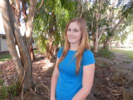 PhotoID:14279, CQUniversity Medical Imaging student Katrina Smith is looking forward to starting a career in health. 