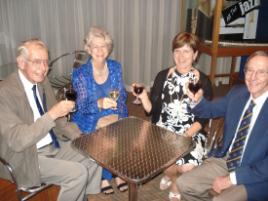 PhotoID:5032, L - R: John Tait, Barbara Tait, Jill Hasker and Bill Hasker enjoyed the concert 