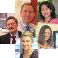 PhotoID:9663, Clockwise from top left, Paul Rodan, Erlenawati Sawir, Alison Owens, Susan Loomes and David Hamilton