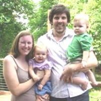 PhotoID:4325, Kalie and Scott Green with twins Bethanie and Spencer (whose grandma is CQU staff member Kerrie Bloxsom)