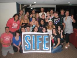 PhotoID:9145, The SIFE team which will complete in the national championships in Melbourne.