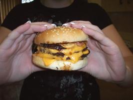 PhotoID:6363, The Quad Stack burger