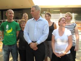 PhotoID:8588, Professor Kerry Mummery with some of his colleagues who attended his farewell function