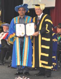 PhotoID:11416, Dr Nur Hassan receives his PhD at graduation