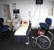 PhotoID:14604, A room set up in the Sonography Suite