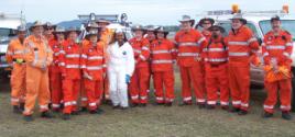 PhotoID:5968, Reegan Bickey and some of the emergency team members