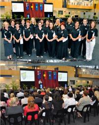 PhotoID:8758, ResearchExpo supporters gather to witness the event's successful launch