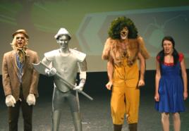 PhotoID:5574, Scarecrow Chris Story, Tin Man Brett O'Neill, Lion Jason Miller, Dorothy Calyce Bennetts