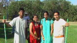 PhotoID:7597, Mani, Gagan, Shilpi and Reza ready to perform