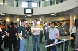 PhotoID:12358, Networking is a feature of the conference