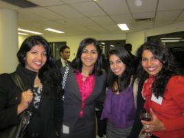 PhotoID:11029, Participants in the Young Professionals panel discussion included Nisha Sundaresan, Anita Vivekananda, Deepti Sutrave and Monali Pandey 