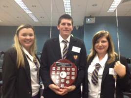 PhotoID:12571, Bundaberg North State High School students (L-R): Gaby Silcock, Steven Everett and Miranda Marsden