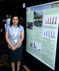 PhotoID:13698, Top conference poster presenter Deepa Rijal 