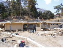 PhotoID:11972, Damage to one of the Miyagi University of Education Buildings