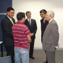 PhotoID:4813, The visitors toured CQU Brisbane