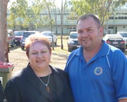 PhotoID:13110, Prof Bronwyn Fredericks and Jason Field, CEO of CQID