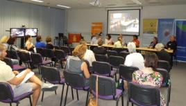 PhotoID:14269, The liveWell audience and panel during the first session