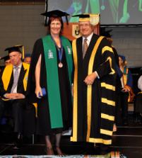 PhotoID:9619, Faculty medal winner Helen Ramoutsaki graduated with Distinction from her Bachelor of Learning Management (Secondary Vocational Education and Training) degree